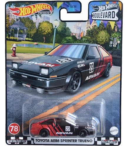 Amazon | Hot Wheels Toyota Ae86 スプリンタートレノ、[ホワイト